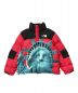 THE NORTH FACE（ザ ノース フェイス）の古着「19AW Statue of Liberty Baltoro Jacket ダウンジャケット」｜レッド×ブルー