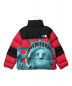 THE NORTH FACE (ザ ノース フェイス) SUPREME (シュプリーム) 19AW Statue of Liberty Baltoro Jacket ダウンジャケット レッド×ブルー サイズ:L：73000円