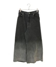 MAISON SPECIAL（メゾンスペシャル）の古着「Hyper Wide Denim Buggy Pants」｜グレー