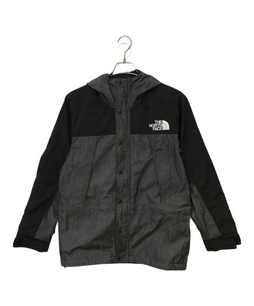 THE NORTH FACE（ザ ノース フェイス）THE NORTH FACE (ザ ノース フェイス) Mountain Light Denim Jacket ナイロンブラックデニム サイズ:Sの古着・服飾アイテム