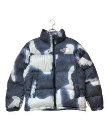 THE NORTH FACE×SUPREME（ザ ノース フェイス×シュプリーム）の古着「21AW Bleached Denim Print Nuptse/ダウンジャケット」｜インディゴ