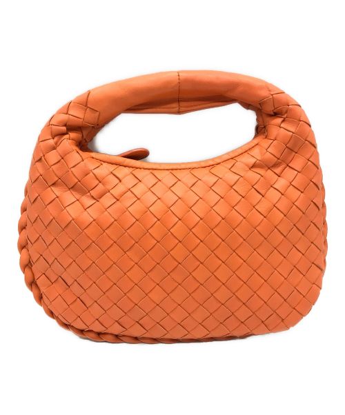 BOTTEGA VENETA（ボッテガベネタ）BOTTEGA VENETA (ボッテガベネタ) イントレチャート ミニホーボー ハンドバッグ オレンジ サイズ:-の古着・服飾アイテム