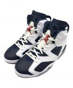 NIKEナイキ）の古着「AIR JORDAN 6 RETRO/ハイカットスニーカー」｜WHITE/VARSITY RED-MI