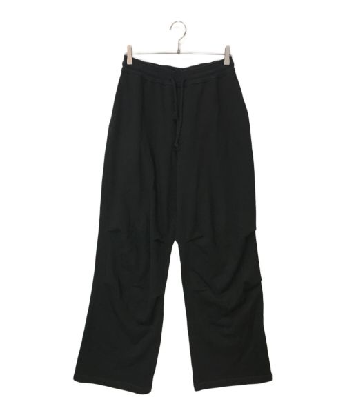 MATSUFUJI（マツフジ）MATSUFUJI (マツフジ) Wide Sweat Pants ブラック サイズ:3の古着・服飾アイテム