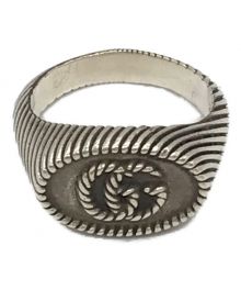 GUCCI（グッチ）の古着「Silver Double G Ring」