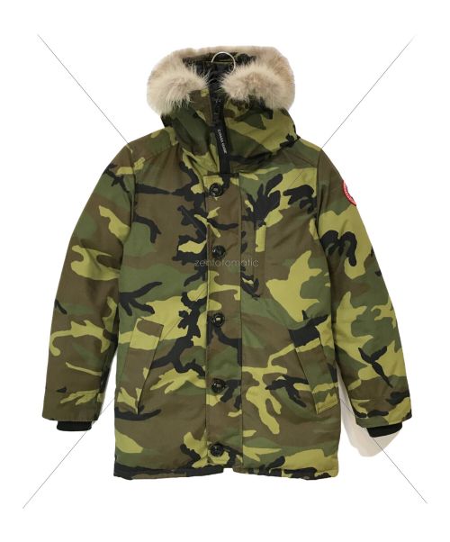 CANADA GOOSE（カナダグース）CANADA GOOSE (カナダグース) JASPER PARKA ジャスパーパーカ カモフラ ダウンジャケット グリーン サイズ:S/Pの古着・服飾アイテム