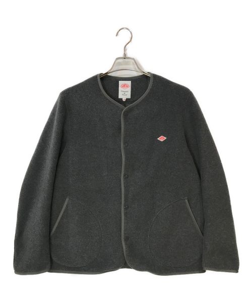 DANTON（ダントン）DANTON (ダントン) FLEECE COLLARLESS JACKET グレー サイズ:40の古着・服飾アイテム