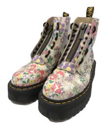 Dr.Martens（ドクターマーチン）の古着「Sinclair 花柄8ホールブーツ」｜アイボリー