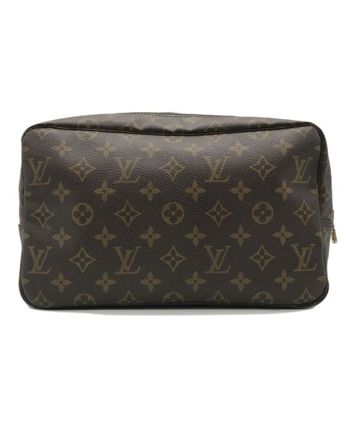 LOUIS VUITTON（ルイ ヴィトン）LOUIS VUITTON (ルイ ヴィトン) トゥルーストワレット28 コスメポーチ ブラウン サイズ:-の古着・服飾アイテム