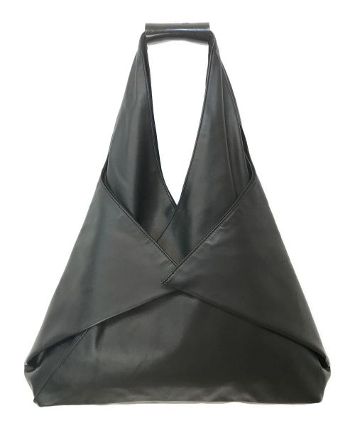 MM6 Maison Margiela（エムエムシックス メゾンマルジェラ）MM6 Maison Margiela (エムエムシックス メゾンマルジェラ) 2WAY エコレザートートバッグ ブラック サイズ:-の古着・服飾アイテム