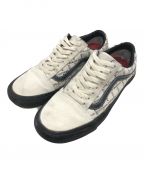 VANS×SUPREMEバンズ×シュプリーム）の古着「OLD SKOOL PRO ローカットスニーカー」｜(SUPREME)OFF WHITE/B