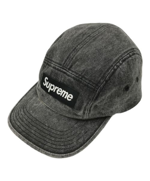 SUPREME（シュプリーム）SUPREME (シュプリーム) 24SS Coated Denim Camp Cap グレー サイズ:-の古着・服飾アイテム