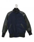 skookum×Strato Beeスクーカム×）の古着「SPORTS JACKET」｜ブラック×ネイビー