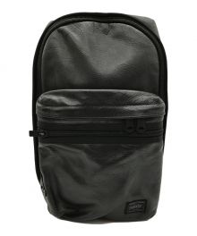 PORTER（ポーター）の古着「ALOOF SLING SHOULDER BAG」｜ブラック