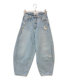 HeRIN.CYE（ヘリンドットサイ）の古着「cocoon denim pants デニムパンツ」｜インディゴ