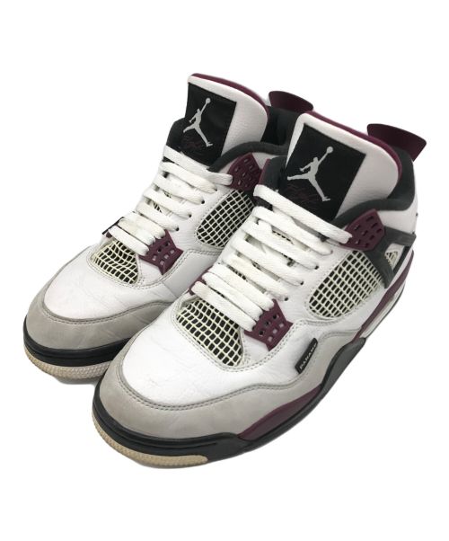 NIKE（ナイキ）NIKE (ナイキ) Paris Saint-Germain (パリ・サン ジェルマン) AIR JORDAN 4 PSG/ローカットスニーカー WHITE/NEUTRAL GREY-B サイズ:US10の古着・服飾アイテム