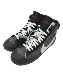 NIKE×OFFWHITE（ナイキ×オフホワイト）の古着「THE 10 : NIKE BLAZER MID/ハイカットスニーカー」｜"OFF WHITE" BLACK/WH