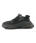 BALENCIAGA (バレンシアガ) TRIPLE S CLEAR SOLE TRAINER ローカットスニーカー ブラック サイズ:UK9：35000円