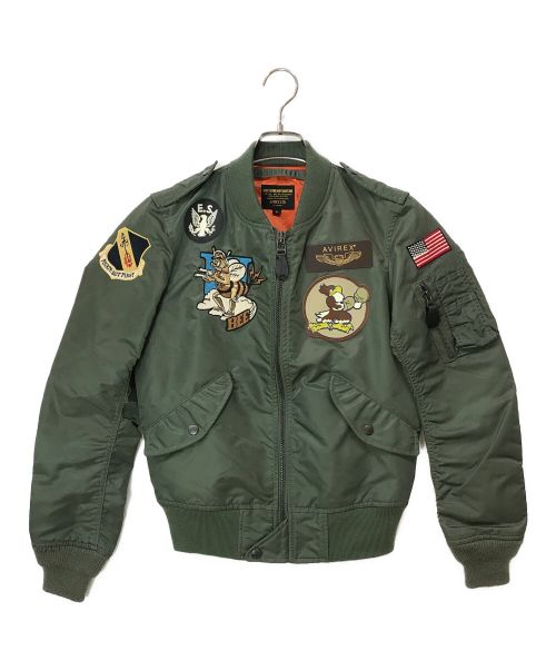 AVIREX（アヴィレックス）AVIREX (アヴィレックス) L-2B 334TH FIGHTER SQUADRON ジャケット カーキ サイズ:Fの古着・服飾アイテム