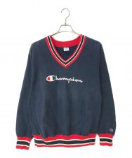 Champion REVERSE WEAVE (チャンピオン リバース ウィーブ) 90s Vネックスウェット ネイビー サイズ:L