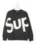 SUPREME（シュプリーム）の古着「13FW Sup Big Logo Crewneck スウェット」｜ホワイト×ブラック