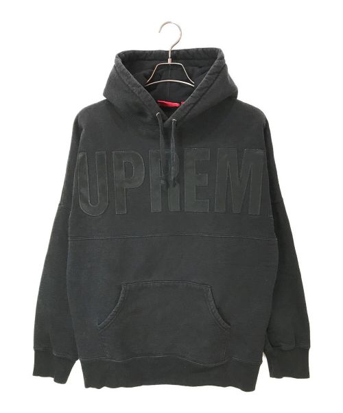 SUPREME（シュプリーム）SUPREME (シュプリーム) 14FW Banner Big Logo Hooded sweatshirt ブラック サイズ:Lの古着・服飾アイテム