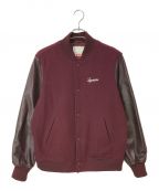 SUPREMEシュプリーム）の古着「15FW Wool Varsity Crew Jacket」｜ボルドー