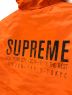 中古・古着 SUPREME (シュプリーム) 14FW SATIN TWILL PULLOVER パーカー オレンジ サイズ:L：8000円