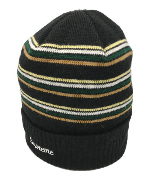 SUPREME（シュプリーム）SUPREME (シュプリーム) Multi stripe beanie イエロー×ブラック サイズ:-の古着・服飾アイテム