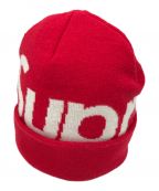 SUPREMEシュプリーム）の古着「BIG LOGO BEANIE」｜レッド