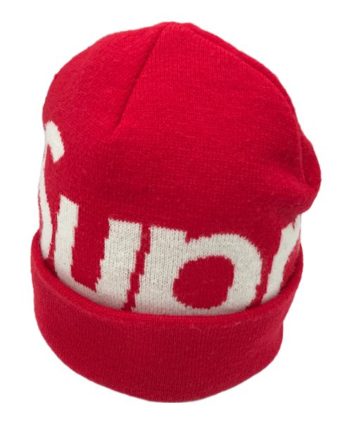 SUPREME（シュプリーム）SUPREME (シュプリーム) BIG LOGO BEANIE レッド サイズ:-の古着・服飾アイテム