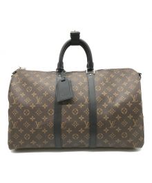 LOUIS VUITTON（ルイ ヴィトン）の古着「キーポル・バンドリエール45 トラベルバッグ」｜ブラウン