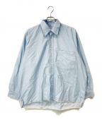 CAMIEL FORTGENSカミエルフォートヘンス）の古着「BIG SHIRT」｜ブルー