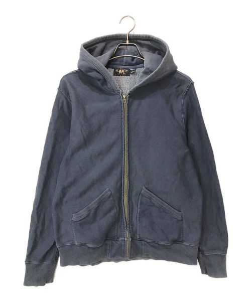 RRL（ダブルアールエル）RRL (ダブルアールエル) 裏起毛ジップパーカー ネイビー サイズ:XLの古着・服飾アイテム