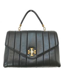 TORY BURCH（トリーバーチ）の古着「キラ レザーキルティングショルダーバッグ」｜ブラック