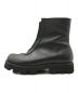 PADRONE (パドローネ) CENTER ZIP BOOTS with Chunky Sole ブラック サイズ:42：16000円