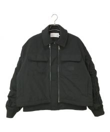 Calvin Klein Jeans（カルバンクラインジーンズ）の古着「2 IN 1 COLLAR JACKET」｜ブラック