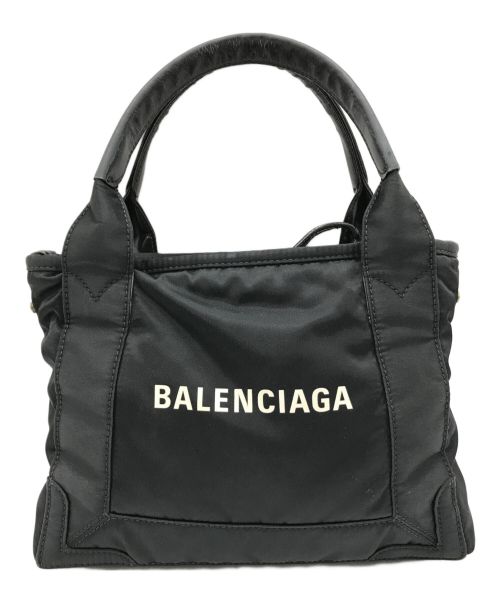 BALENCIAGA（バレンシアガ）BALENCIAGA (バレンシアガ) ネイビーカバス XS 2WAYバッグ ブラック サイズ:-の古着・服飾アイテム