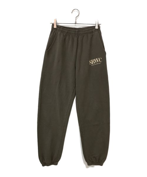 sporty&rich（スポーティー＆リッチ）sporty&rich (スポーティー＆リッチ) SRWC SWEAT PANTS ブラウン サイズ:Sの古着・服飾アイテム