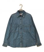 ASKKNYアスクニューヨーク）の古着「OVERSIZED DENIM SHIRT」｜インディゴ