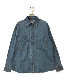 ASKKNY（アスクニューヨーク）の古着「OVERSIZED DENIM SHIRT」｜インディゴ