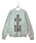 SAINT MICHAEL (セントマイケル) 23AW JESUS CREW NECK SWEAT/ プリント クルーネックスウェット ブルー サイズ:XL：30000円