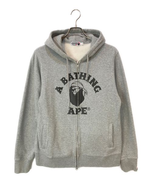 A BATHING APE（アベイシングエイプ）A BATHING APE (アベイシングエイプ) PIRATE ジップパーカー グレー サイズ:Lの古着・服飾アイテム