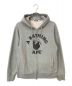 A BATHING APE（アベイシングエイプ）の古着「PIRATE ジップパーカー」｜グレー