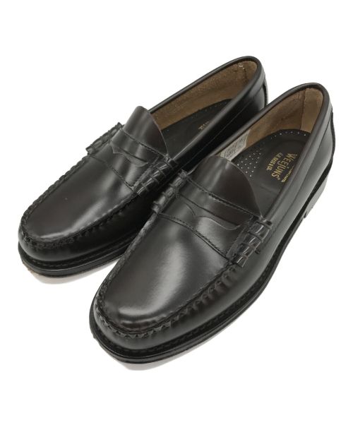 G.H.BASS（ジーエイチバス）G.H.BASS (ジーエイチバス) LARSON MOC PENNY LOAFER ブラック サイズ:41の古着・服飾アイテム