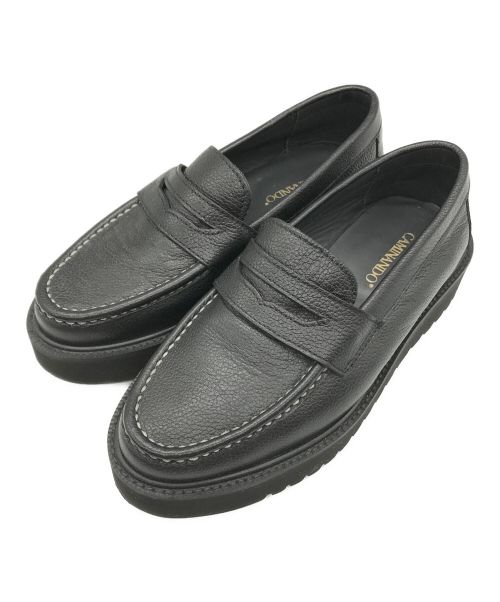 Caminando（カミナンド）Caminando (カミナンド) PLATFORM LOAFERS ブラック サイズ:6の古着・服飾アイテム