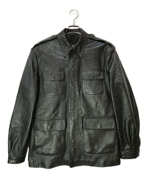 MAX CADYs（マックス・ケイディ）MAX CADYs (マックス・ケイディ) Screen Accurate MIDNIGHT RUN Leather Coat Jacket ブラック サイズ:Lの古着・服飾アイテム