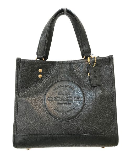 COACH（コーチ）COACH (コーチ) デンプシー トート 22 ウィズ コーチ パッチ 2WAYショルダーバッグ ブラック サイズ:-の古着・服飾アイテム