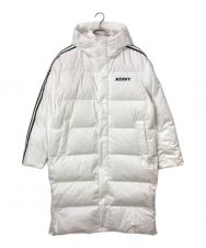 NERDY (ノルディ) NY Track Long Down Jacket ロング ダウン ジャケット コート ホワイト サイズ:M