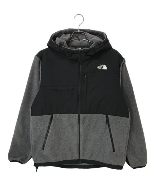 THE NORTH FACE（ザ ノース フェイス）THE NORTH FACE (ザ ノース フェイス) デナリ フーディ(Denali Hoodie)/フリースジャケット グレー×ブラック サイズ:XLの古着・服飾アイテム